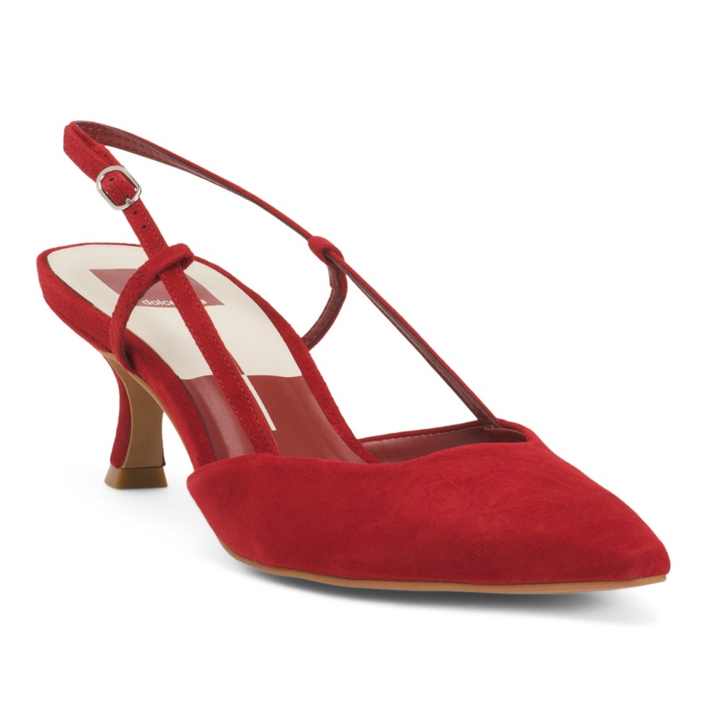 Dolce Vita Odela Suede Slingback Heels